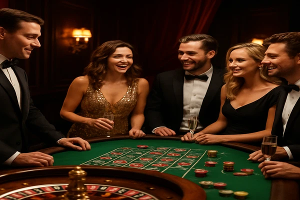 ek33-এর লাইভ টেবিল গেম পরিবেশে ডিলারের উপস্থিতি